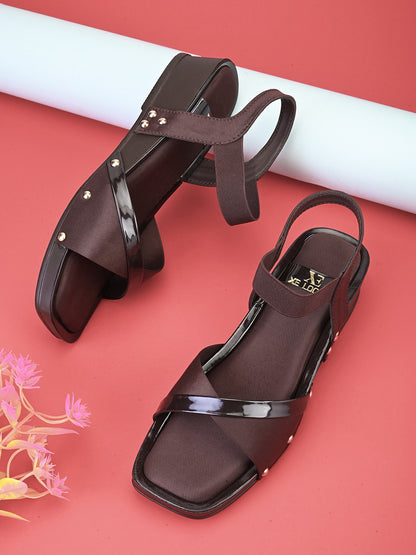 Comfortable Attractive & Fancy Ankle Strap-Wedges