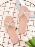 Crystal Butterfly Transparent Comfort Cushion Slides