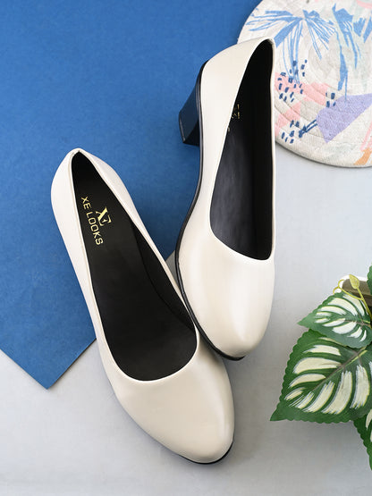 Attractive & Comfortable Block Heel Pumps Ballerinas