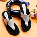 Sparkling & Alluring Stylish Flat Fashion Slippers