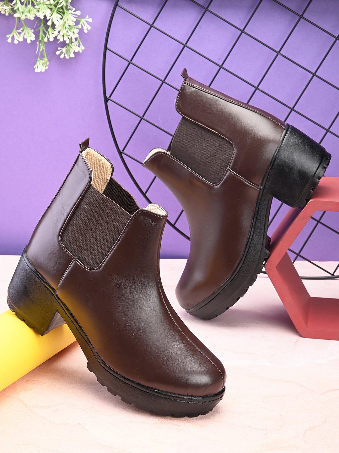 Chic & Exotic Comfortable 100% Vegan Leather Boots