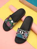 Trendy & Leisurely Printed Design Comfortable Sliders