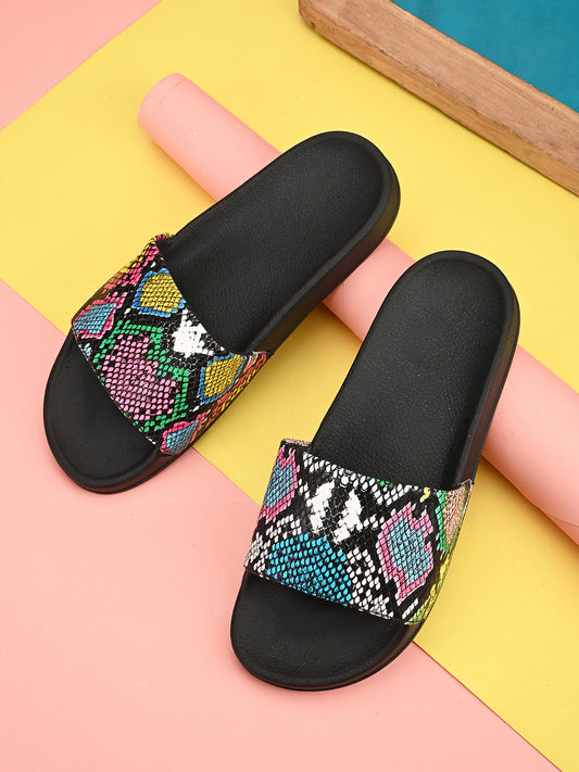 Trendy & Leisurely Printed Design Comfortable Sliders