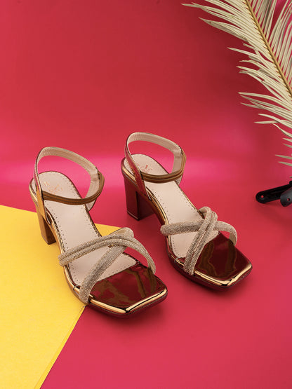 Comfortable Soft & Fancy Block heel sandal