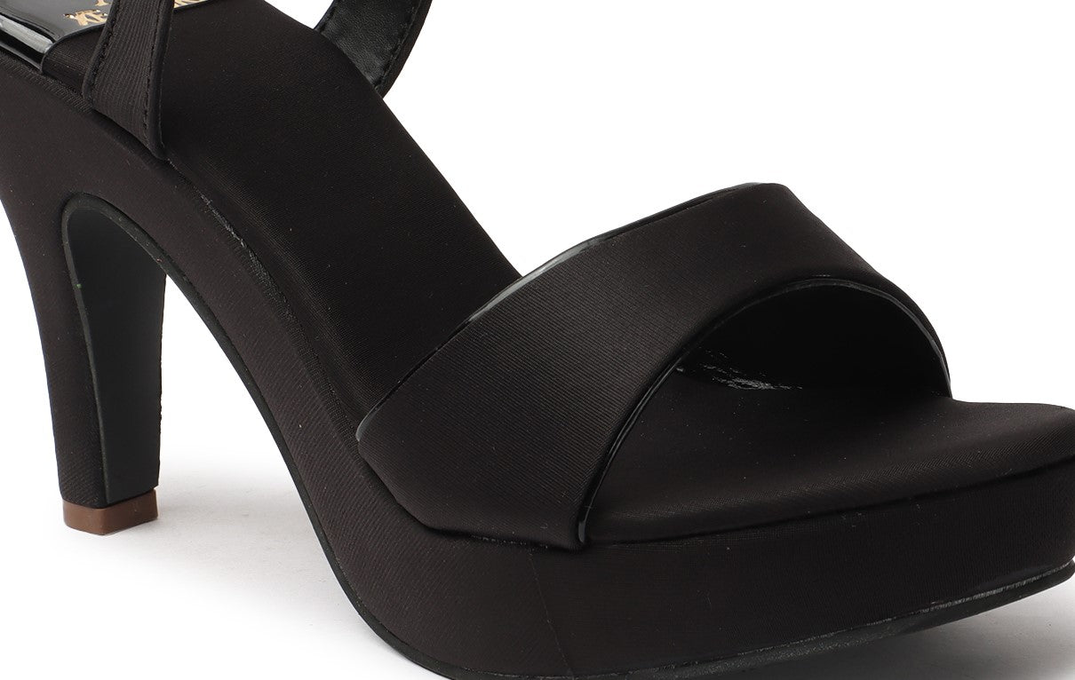 Stylish & Glamorous Design Cut High Heels Sandals (4 Inches Heel)