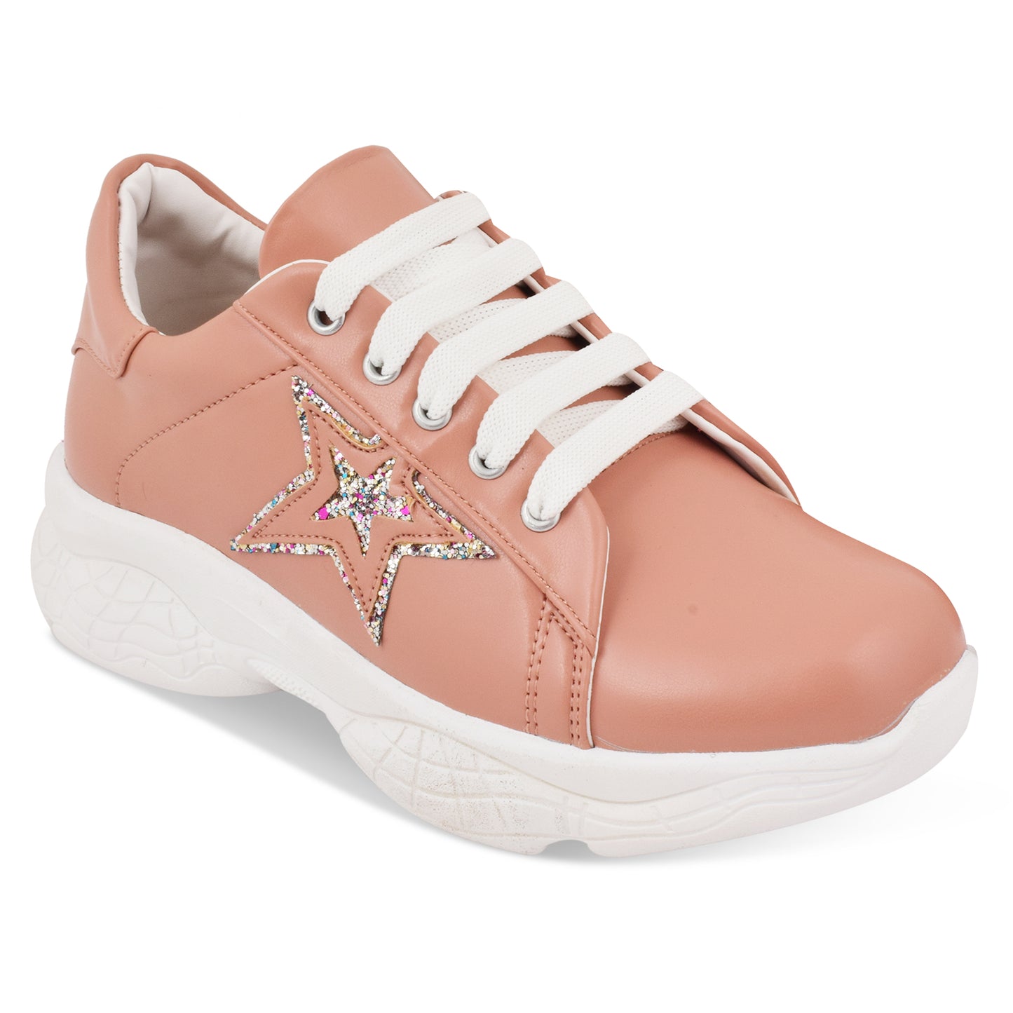 Star Design Trendy & Stylish Chunky Sole Sneakers