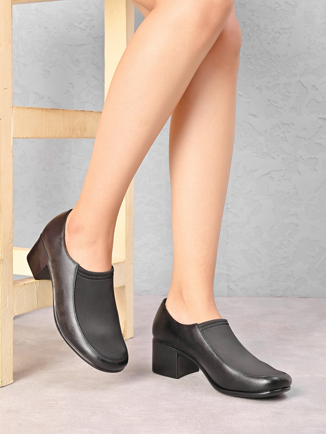 Elegant Comfortable Formal Block Heel Shoes