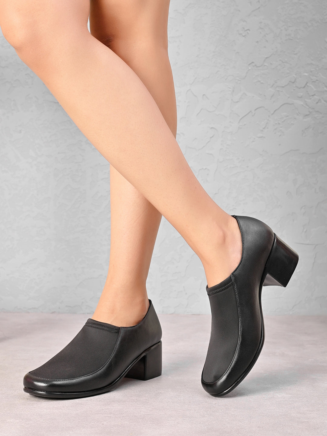Elegant Comfortable Formal Block Heel Shoes