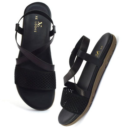 Graceful & Versatile Cross Style Comfortable Flat Sandals