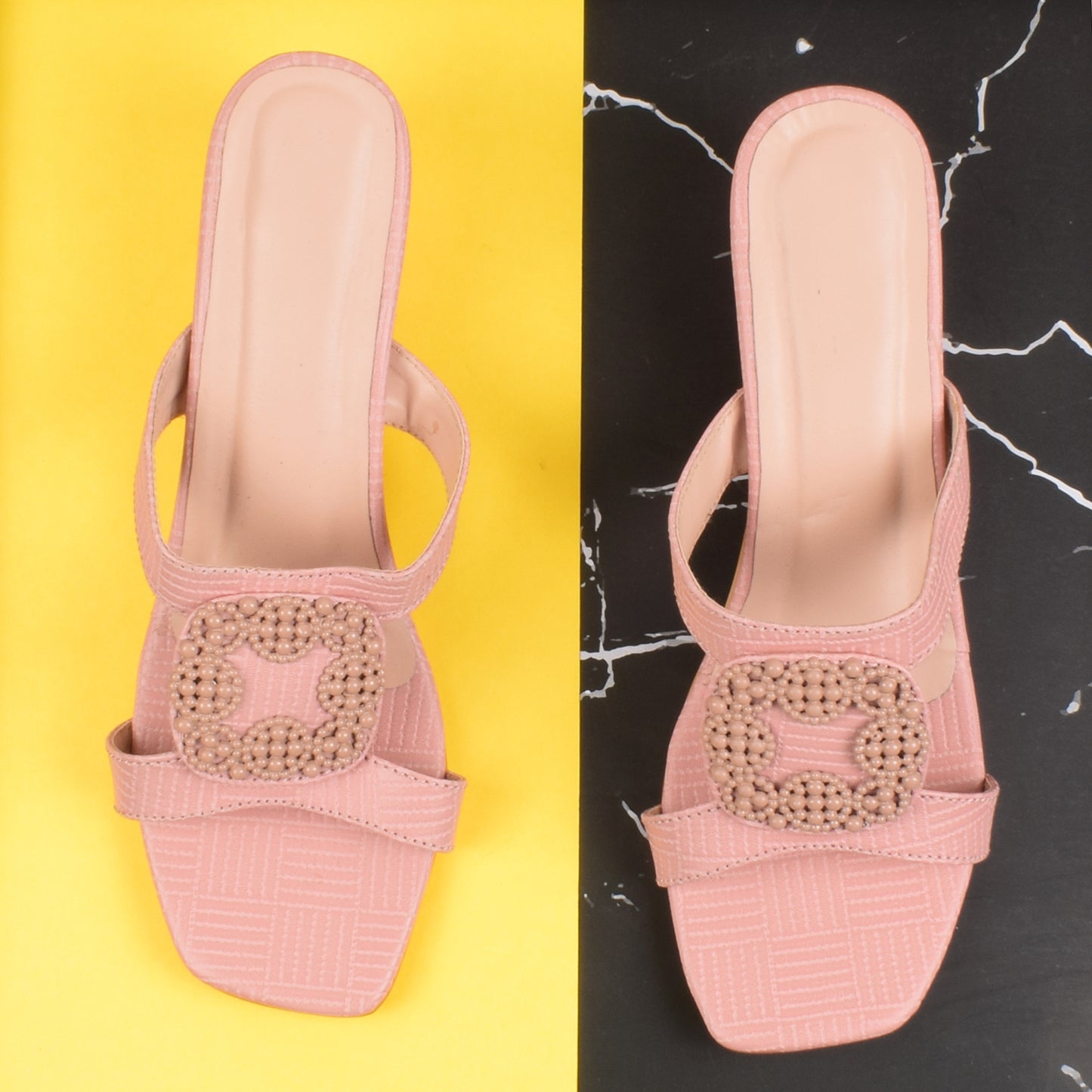 Versatile & Effortless Comfortable Block Heels Slippers