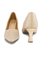 Embellished Pointed Toe Elegant Slip-On Pumps