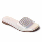 Glamorous & Trendy Embellished Fancy Flat Slippers