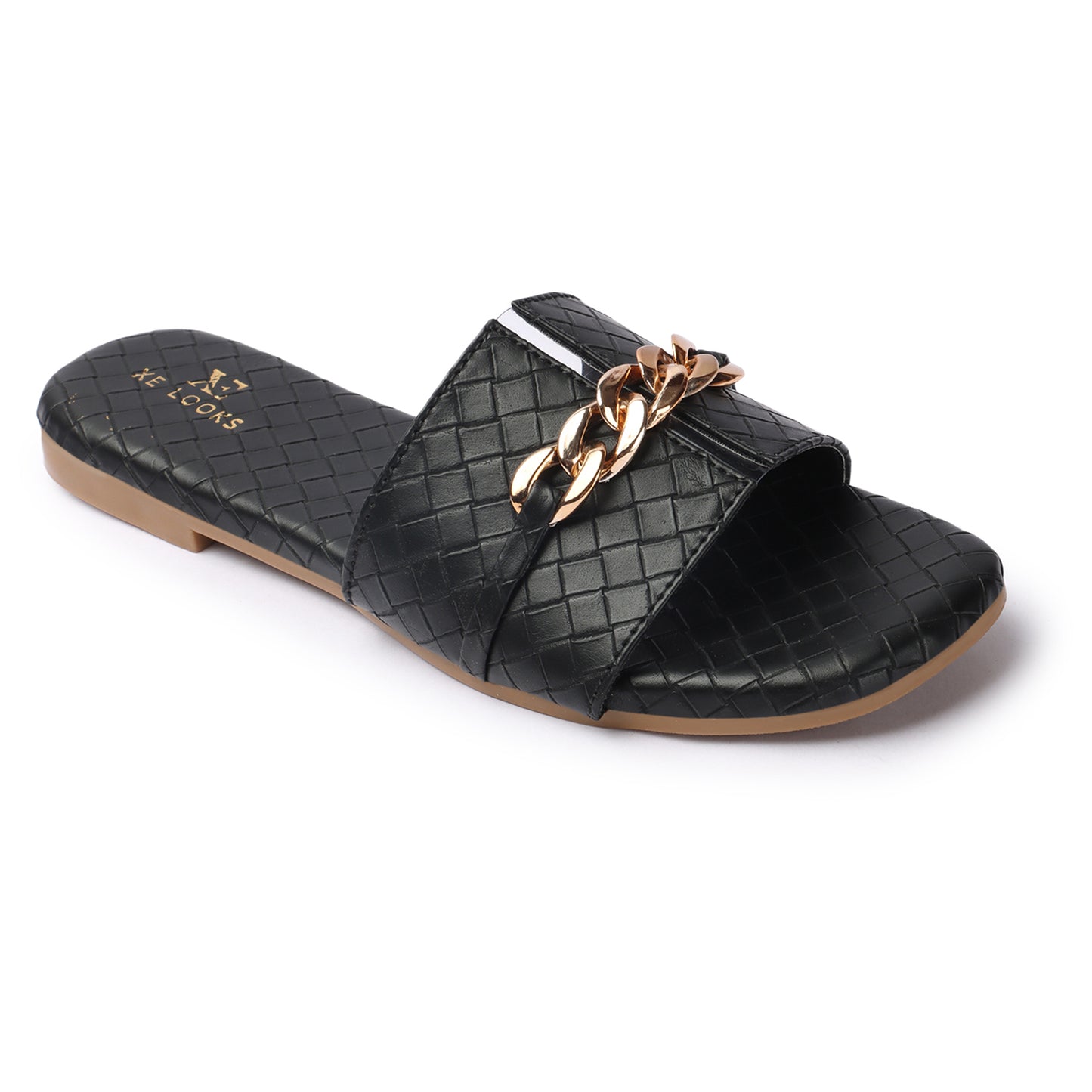 Buckle & Textured Soft Comfortable Casual Flats Slippers