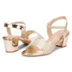 Bold & Eye-Catching Design Block Heels Sandals