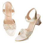 Stunning & Graceful Design Block Heels Sandals