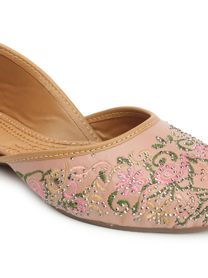 Ethnic Design Comfortable & Fancy Embroidered Punjabi Juttis