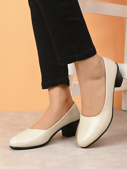 Attractive & Comfortable Block Heel Pumps Ballerinas