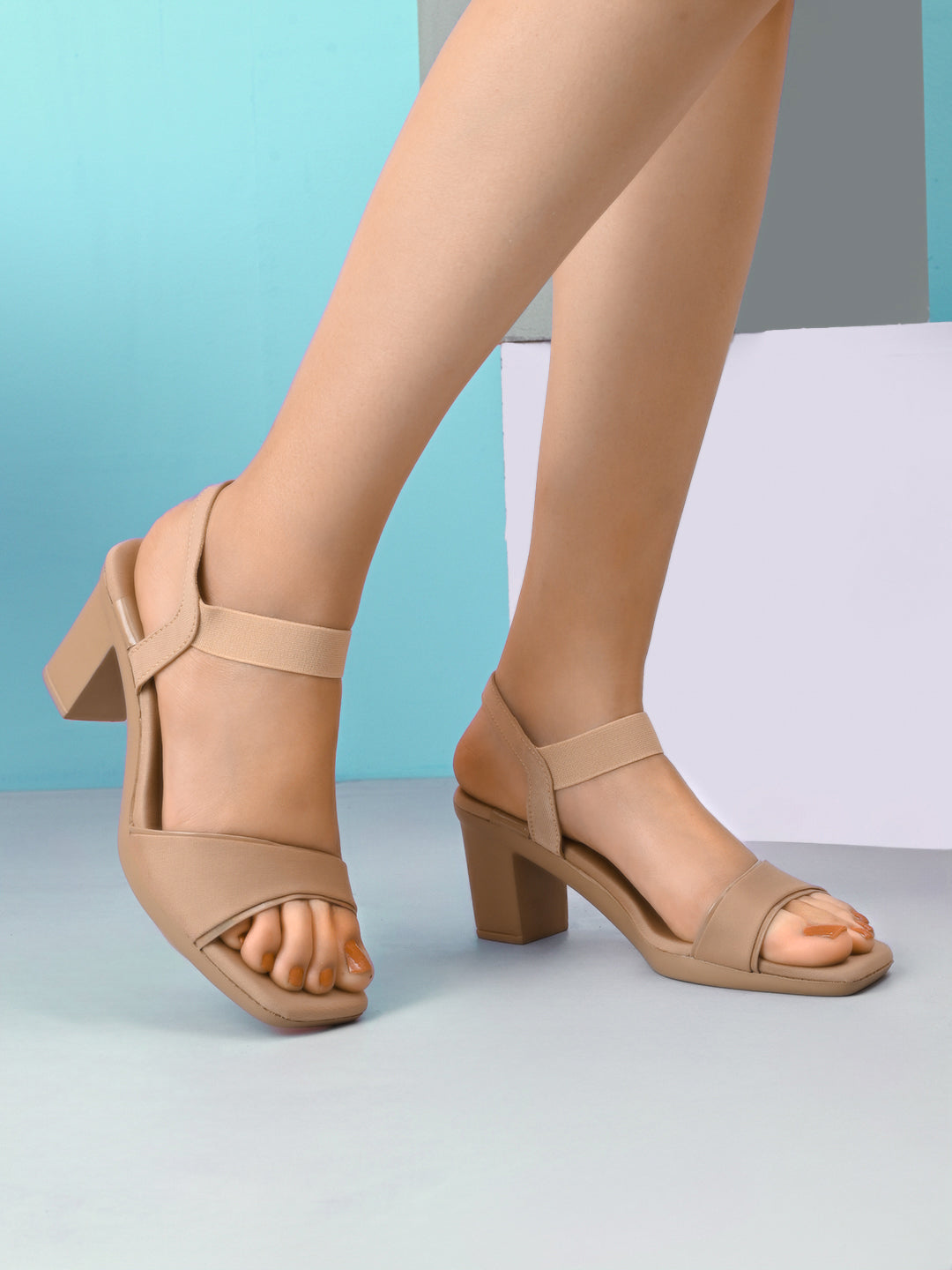 Bold & Trendy Block High Heels Sandals