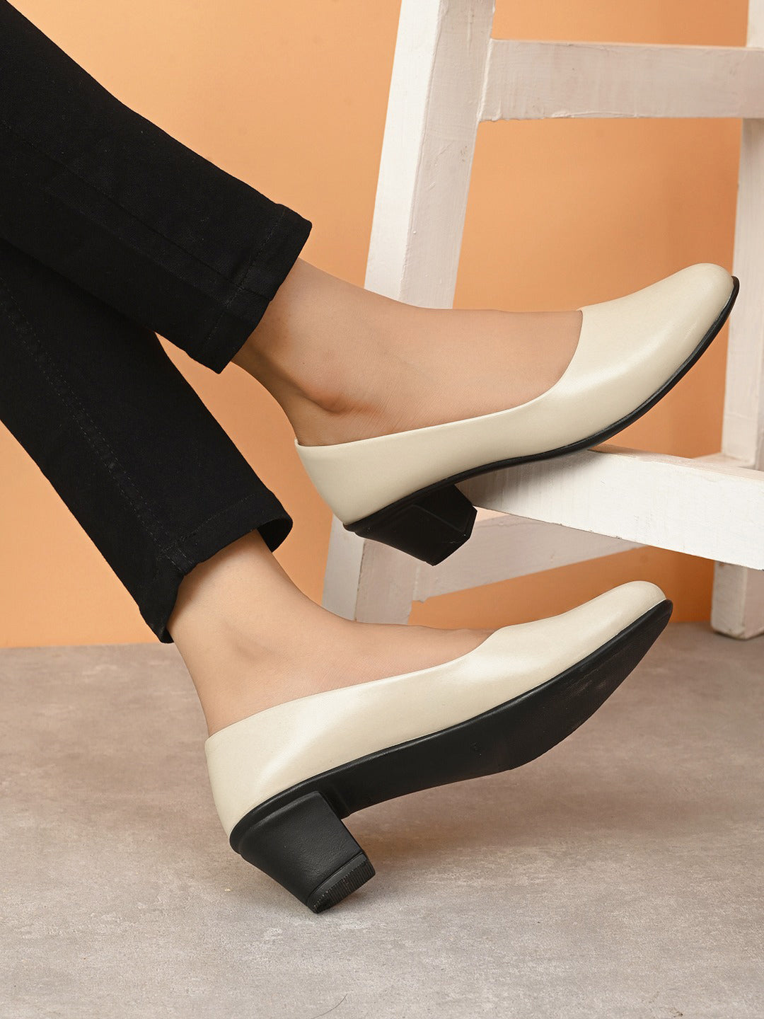 Attractive & Comfortable Block Heel Pumps Ballerinas