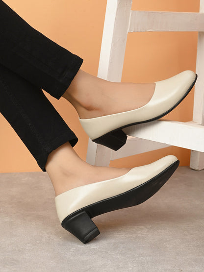 Attractive & Comfortable Block Heel Pumps Ballerinas