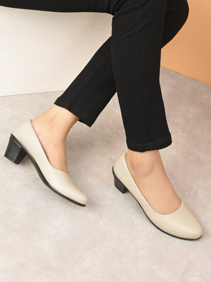 Attractive & Comfortable Block Heel Pumps Ballerinas