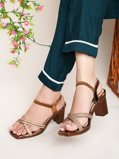 Comfortable Soft & Fancy Block heel sandal