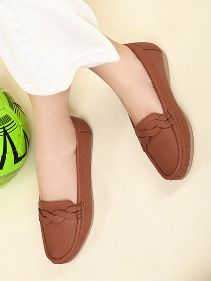 Soft & Comfortable Wave Design Slip-On -Loafer