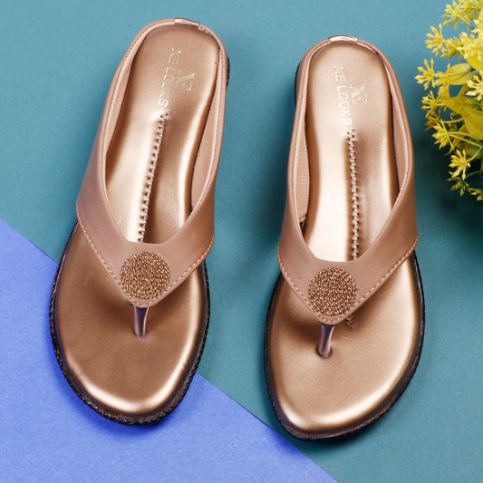 Graceful & Poised Synthetic Leather Comfortable Flats