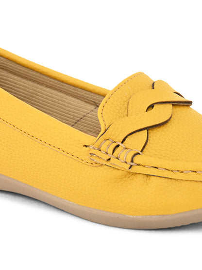 Soft & Comfortable Wave Design Slip-On -Loafer