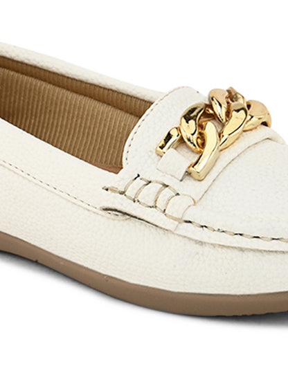 Comfortable ,Stylish & Fancy Chain Design Slip-On - Loafer