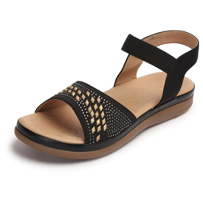 Graceful & Modern Siroski Design Sandals