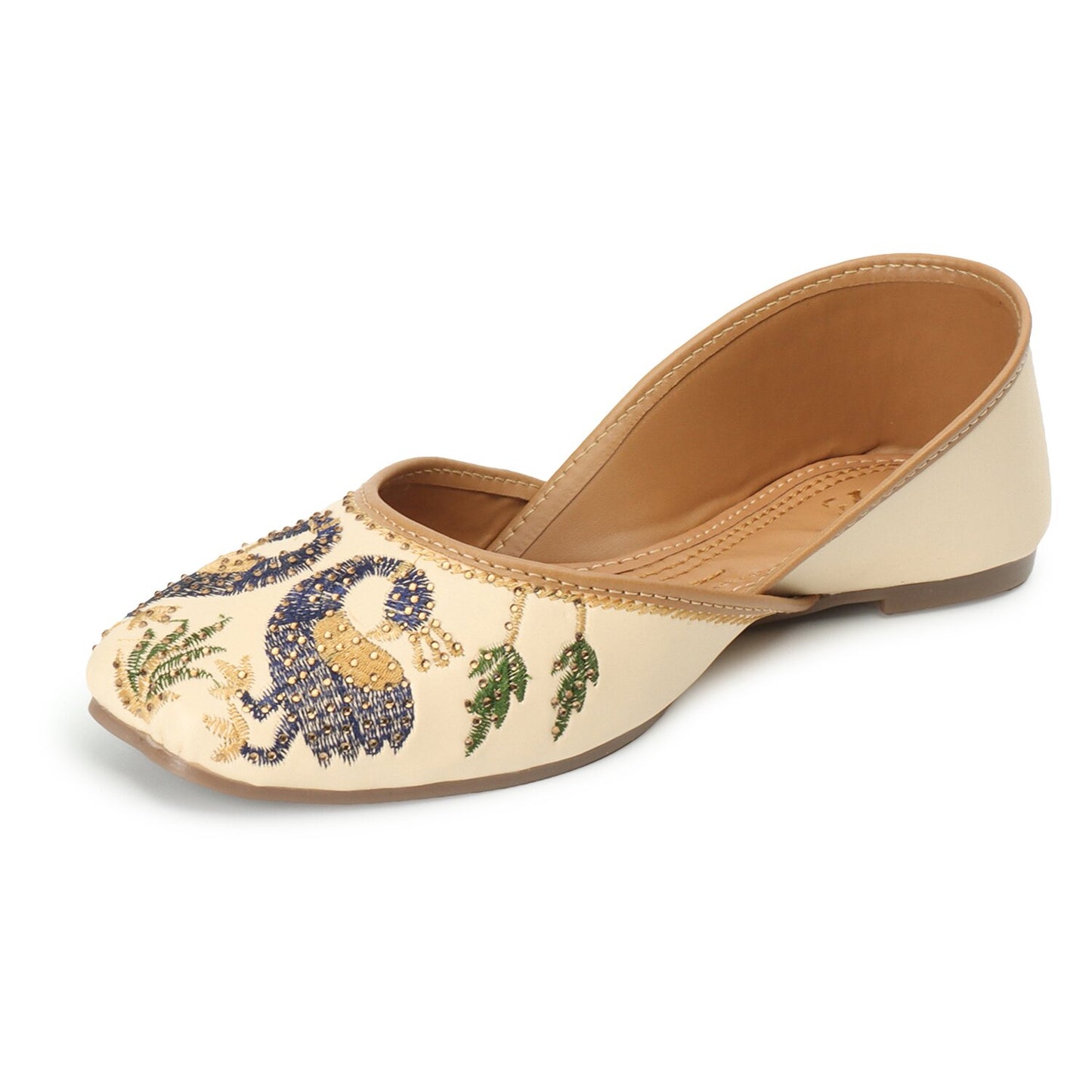 Peacock Design Comfortable Graceful & Attractive Ethnic Punjabi Juttis