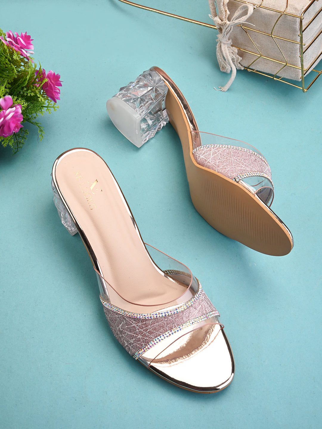 Fancy & Comfortable Stylish Slip-On Heels With 2.5 Inches Heel