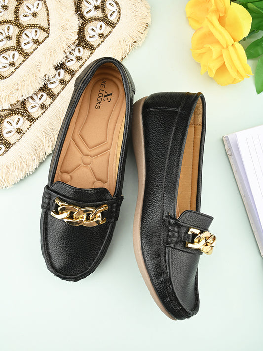 Comfortable ,Stylish & Fancy Chain Design Slip-On - Loafer