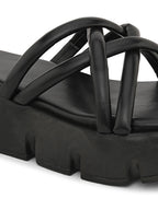 Elegant & Modern Comfortable Cushion Platform Slippers