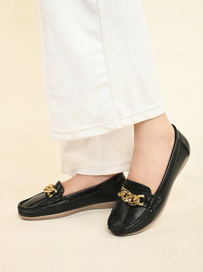 Comfortable ,Stylish & Fancy Chain Design Slip-On - Loafer