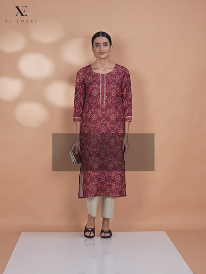 Graceful & Exotic Design Comfortable Cushion Flat Slippers