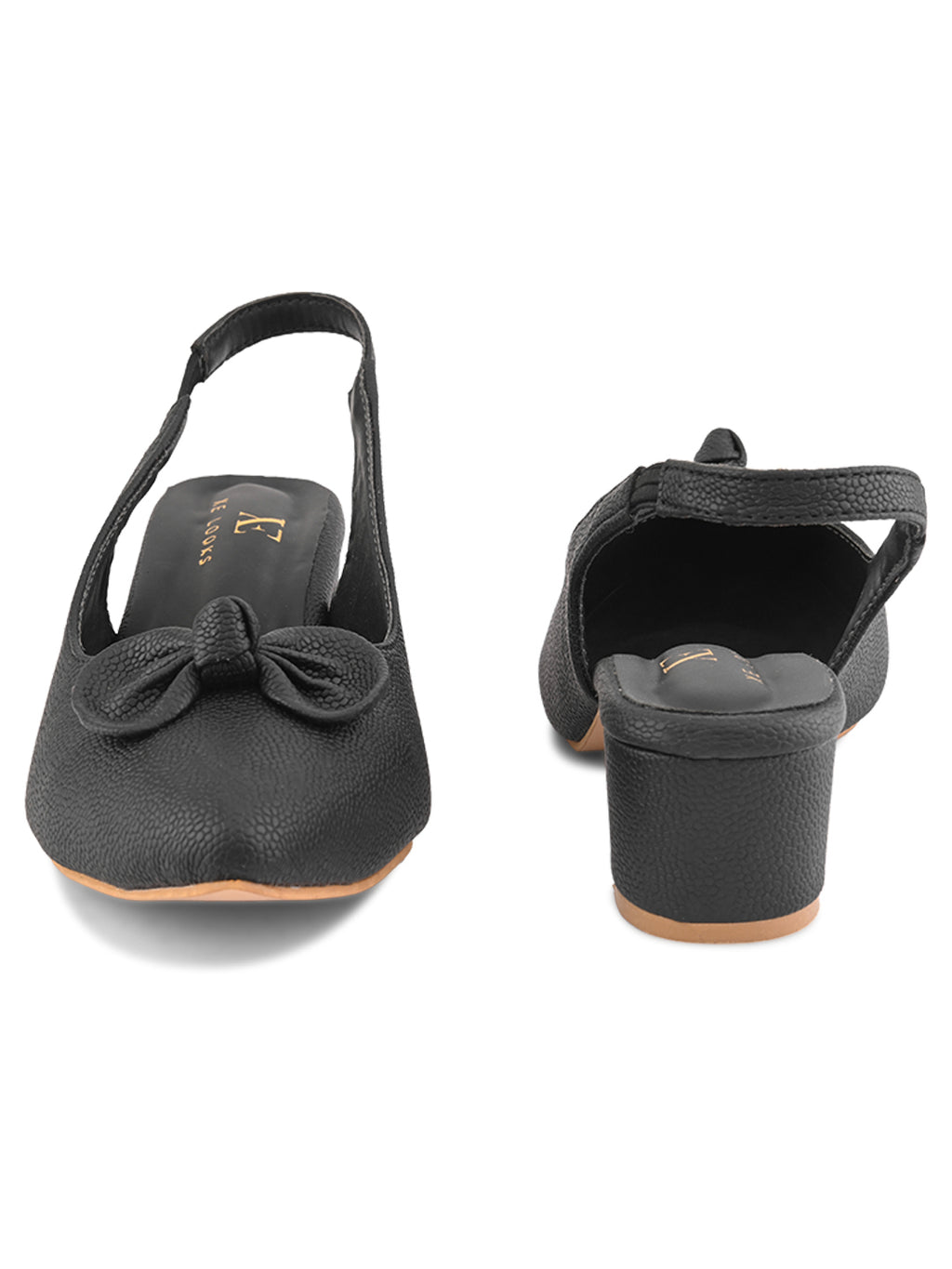 Slingback with Stylish Finish Heels