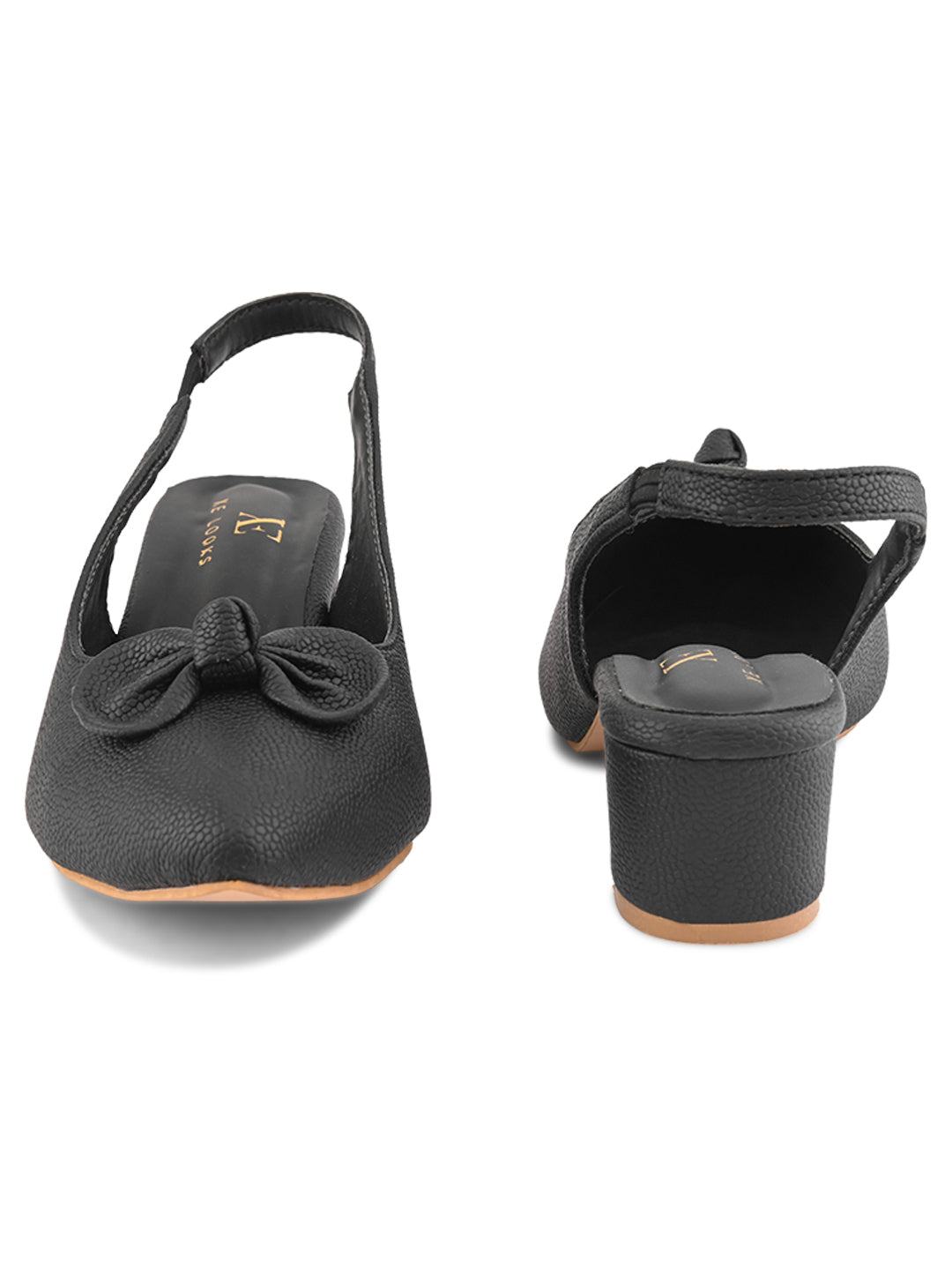 Slingback with Stylish Finish Heels