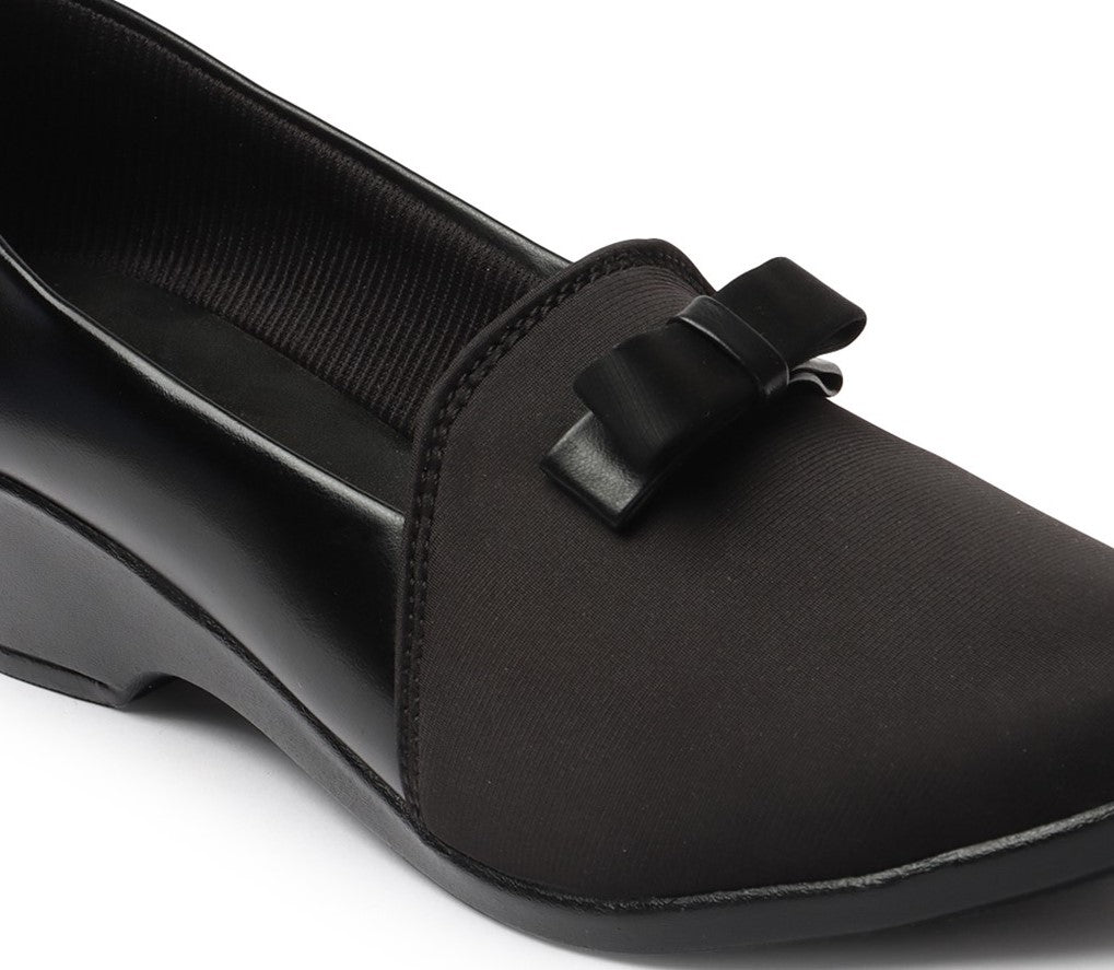 Graceful & Alluring Bow Design Comfortable Ballerinas