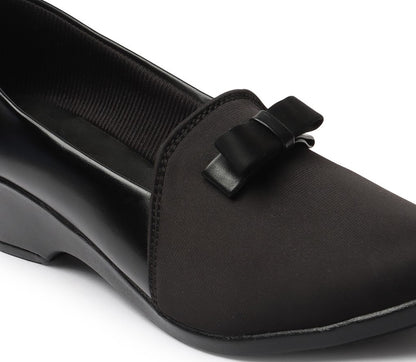 Graceful & Alluring Bow Design Comfortable Ballerinas