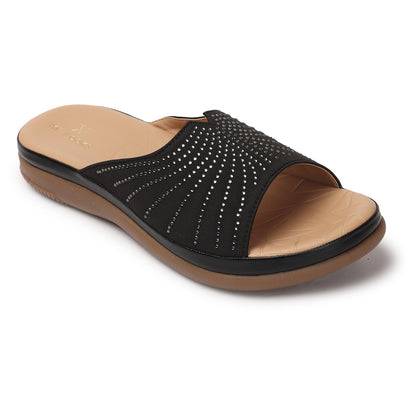 Sleek & Sophisticated Siroski Design Comfortable Doctor Slippers