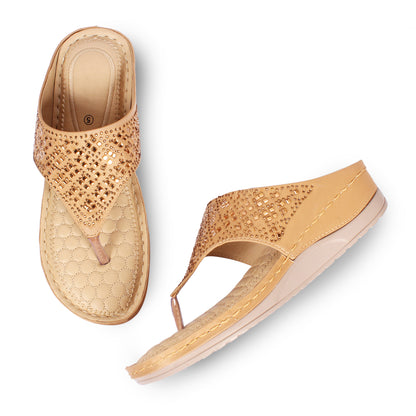 Chic & Graceful Siroski Design Stylish Comfortable Doctor Slippers