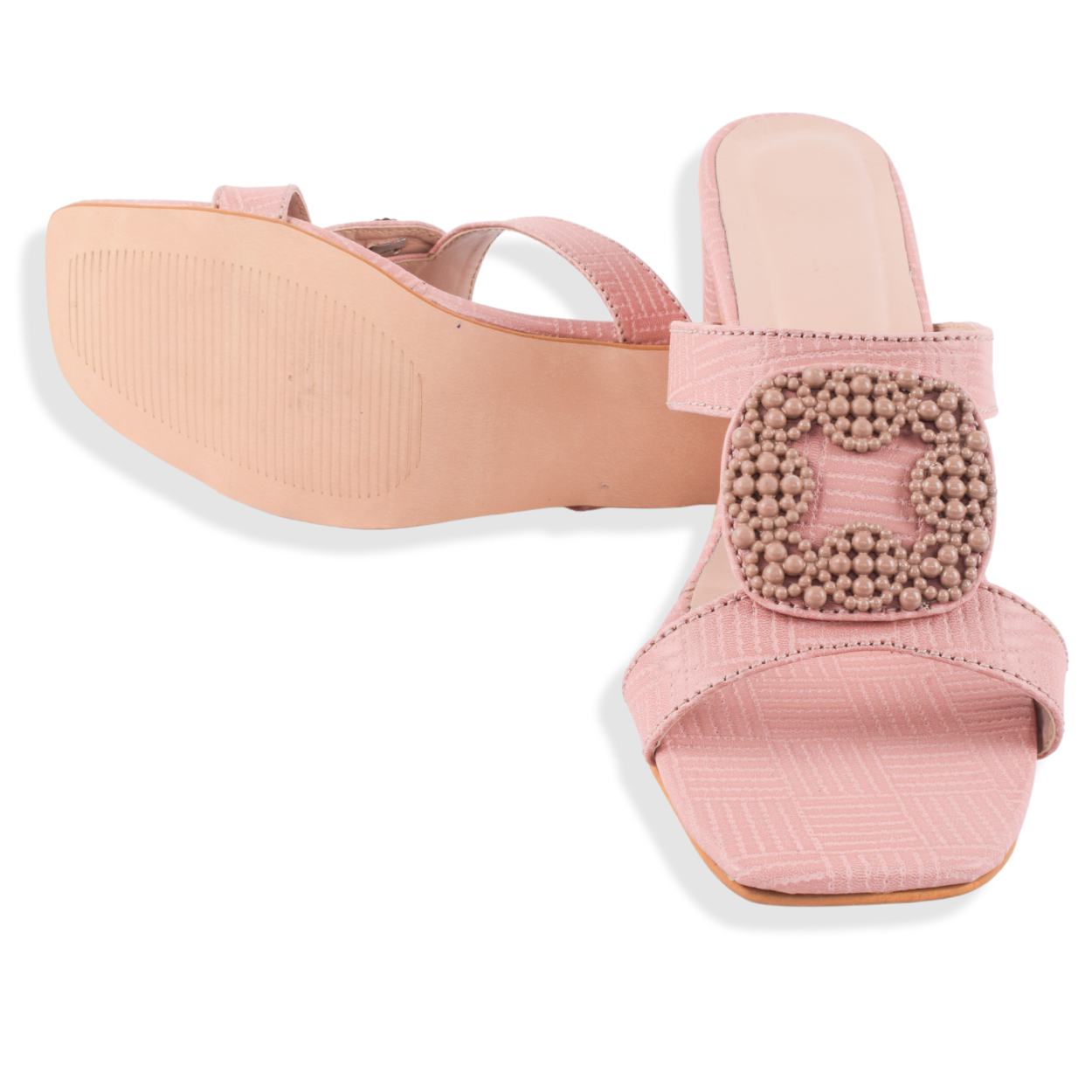 Versatile & Effortless Comfortable Block Heels Slippers