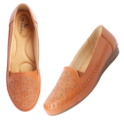 Graceful Laser Design Soft & Comfortable Ballerinas