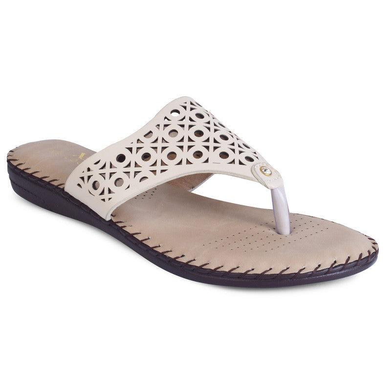 Elegant & Poised Lazer Design Cushion Doctor Slippers