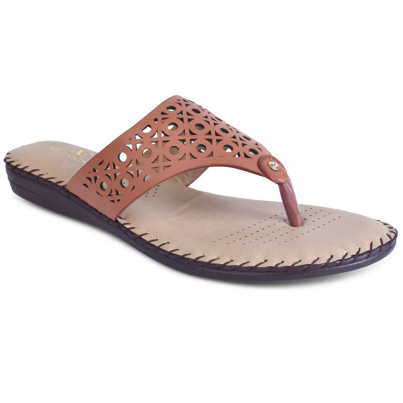 Elegant & Poised Lazer Design Cushion Doctor Slippers