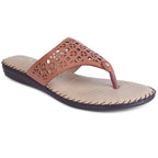 Elegant & Poised Lazer Design Cushion Doctor Slippers