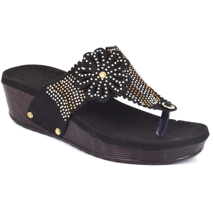 Stunning & Stylish Studded Comfortable Platform Slippers