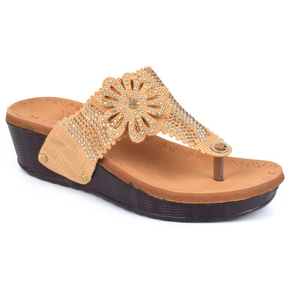 Stunning & Stylish Studded Comfortable Platform Slippers